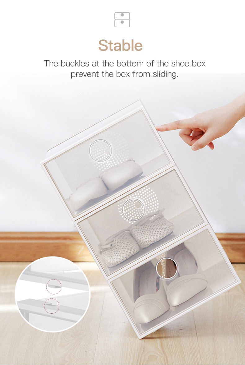 Transparent Shoes Storage Box-3